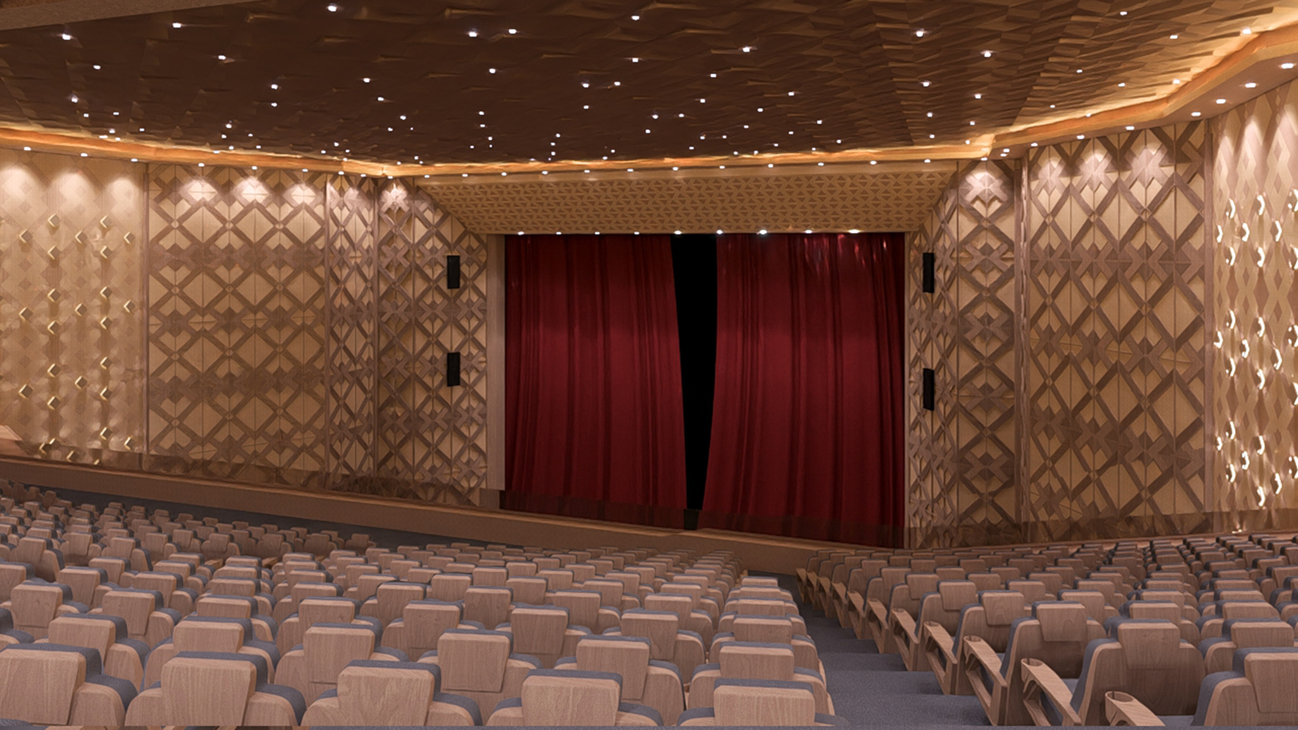 Theatre Interior Design in KSA - GRAND AUDITORIUM-9