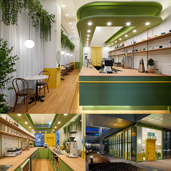 15 坪韩式自然风布兰奇咖啡厅设计-1