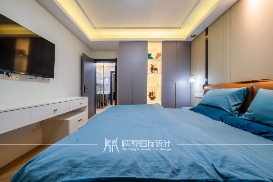 75㎡现代简约欧式风,幸福小镇明丰绿都的温馨之家丨中国上海丨韦军,汤陈成-29