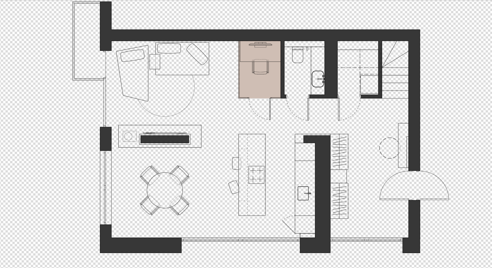 复式户型-一层简约设计！-5