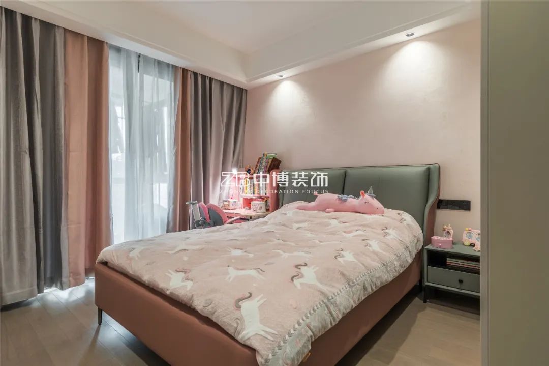 【中博案例】128方现代轻奢，三口之家的小确幸，温馨雅致！-37