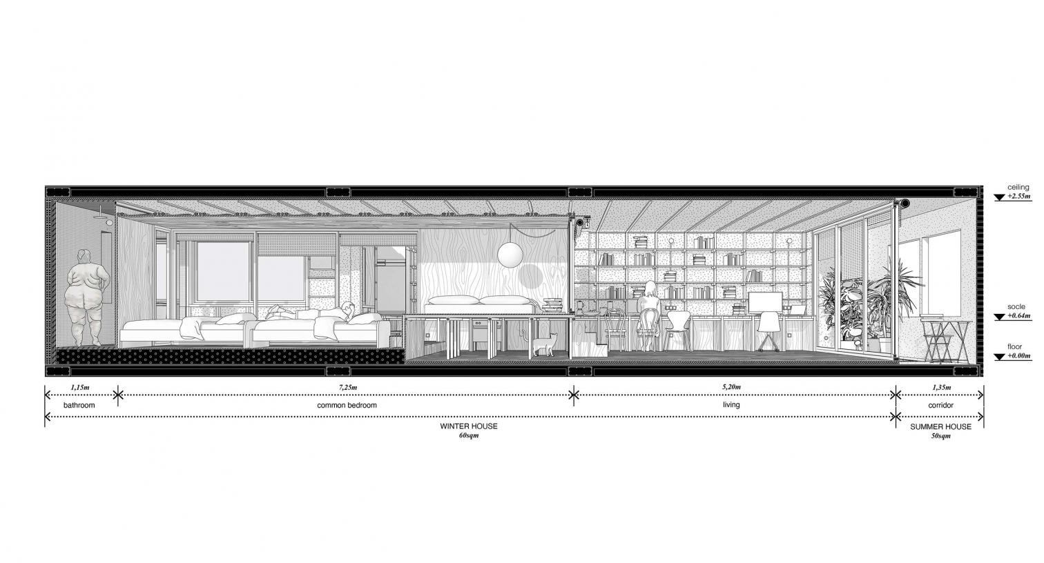 明日之家 · 马德里的冬夏融合绿色住宅设计丨西班牙马德里-14