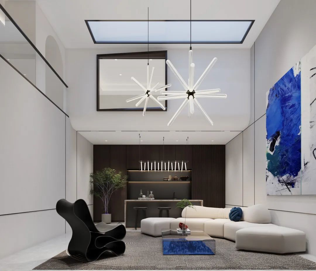 观承大家别墅挑空设计丨中国北京丨北京美禾设计-8