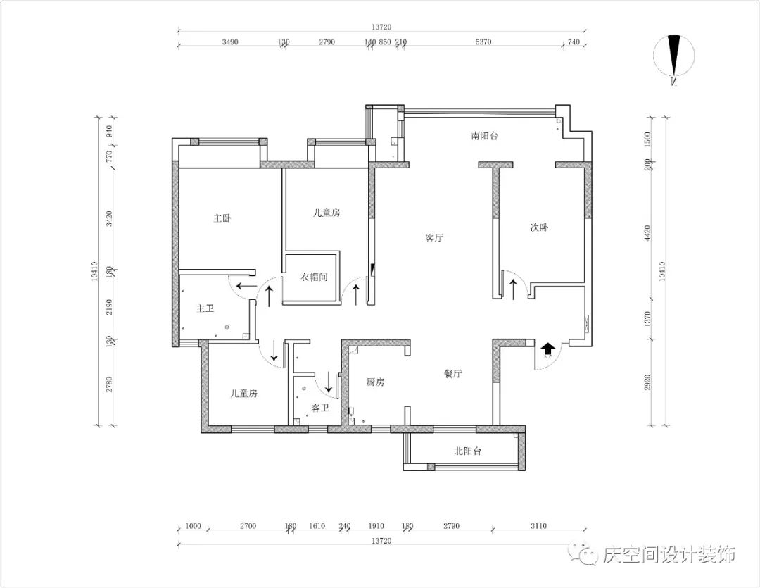 孟津区河洛宸院现代风格家居设计丨庆设计机构-8