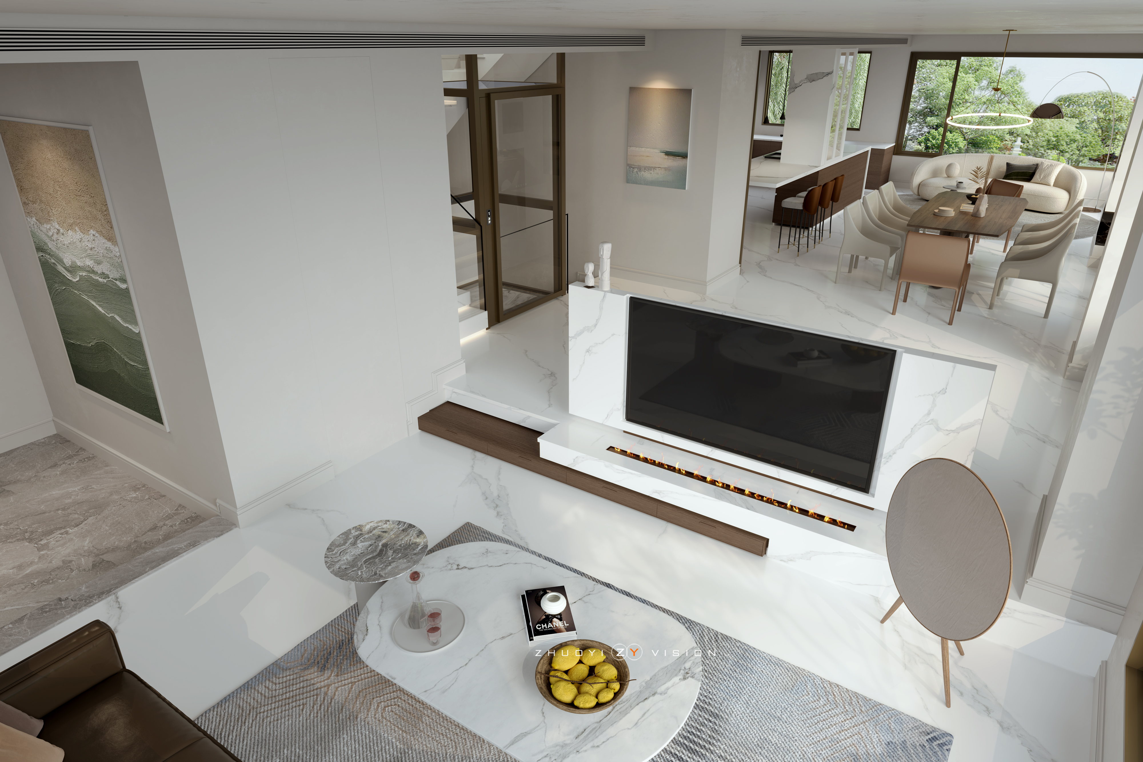 300平住宅设计表现-2