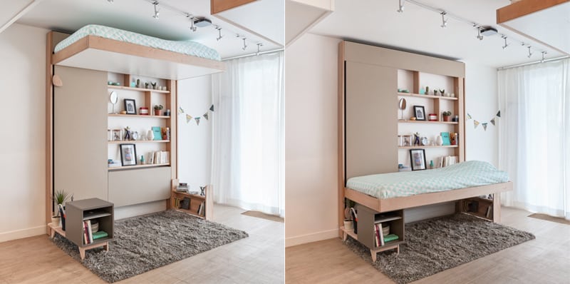 BedUp  节省卧室空间的床丨Décadrages工作室-16