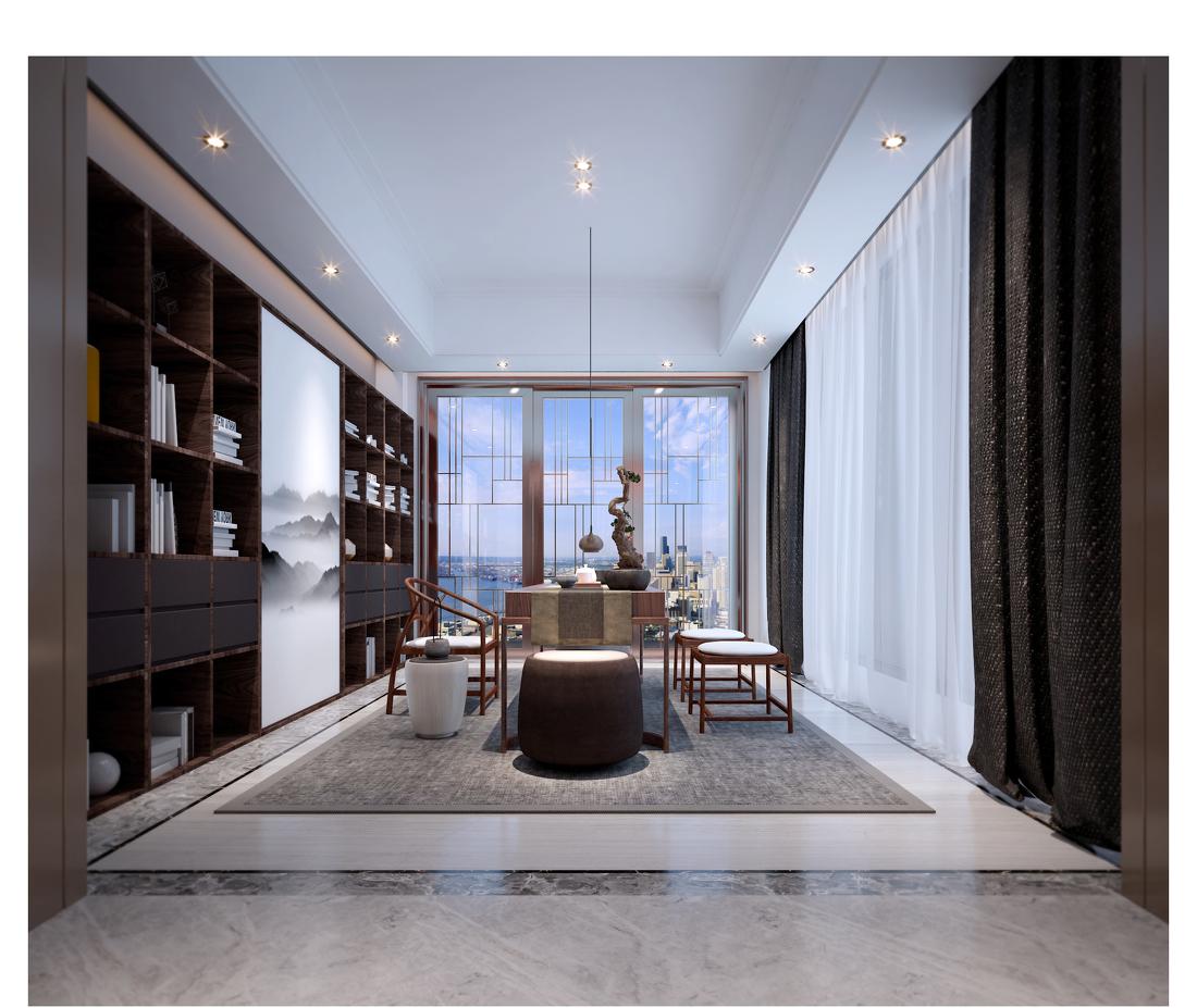 
新中式别墅设计 -7