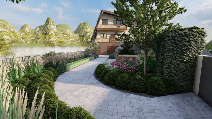 Kasina Wielka 两层花园设计-9