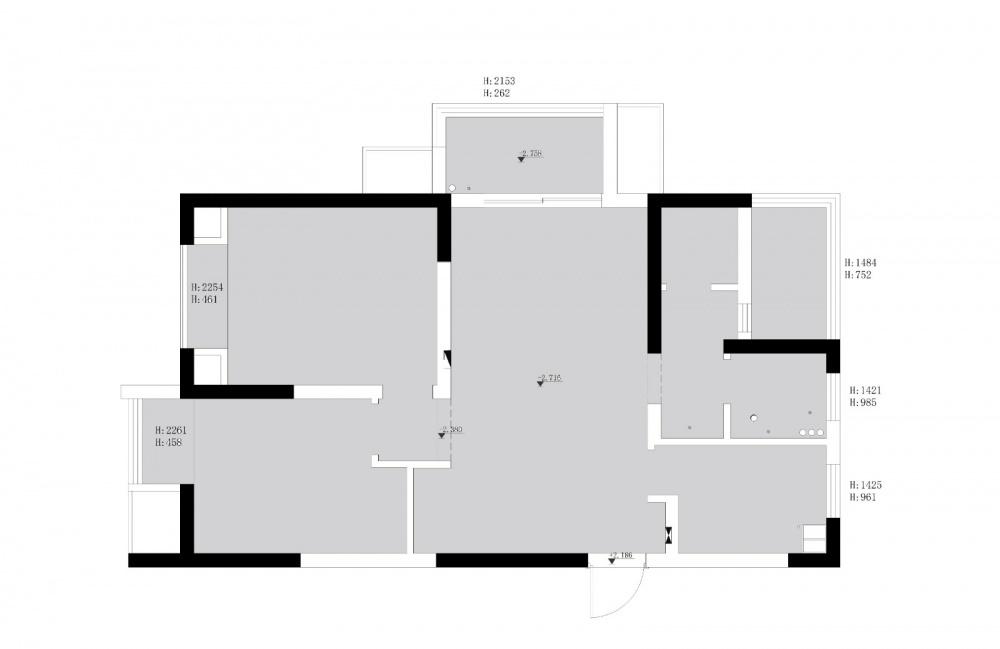 野兽派 ZZ.design 作品 | 原始户型改造的简约美学-0