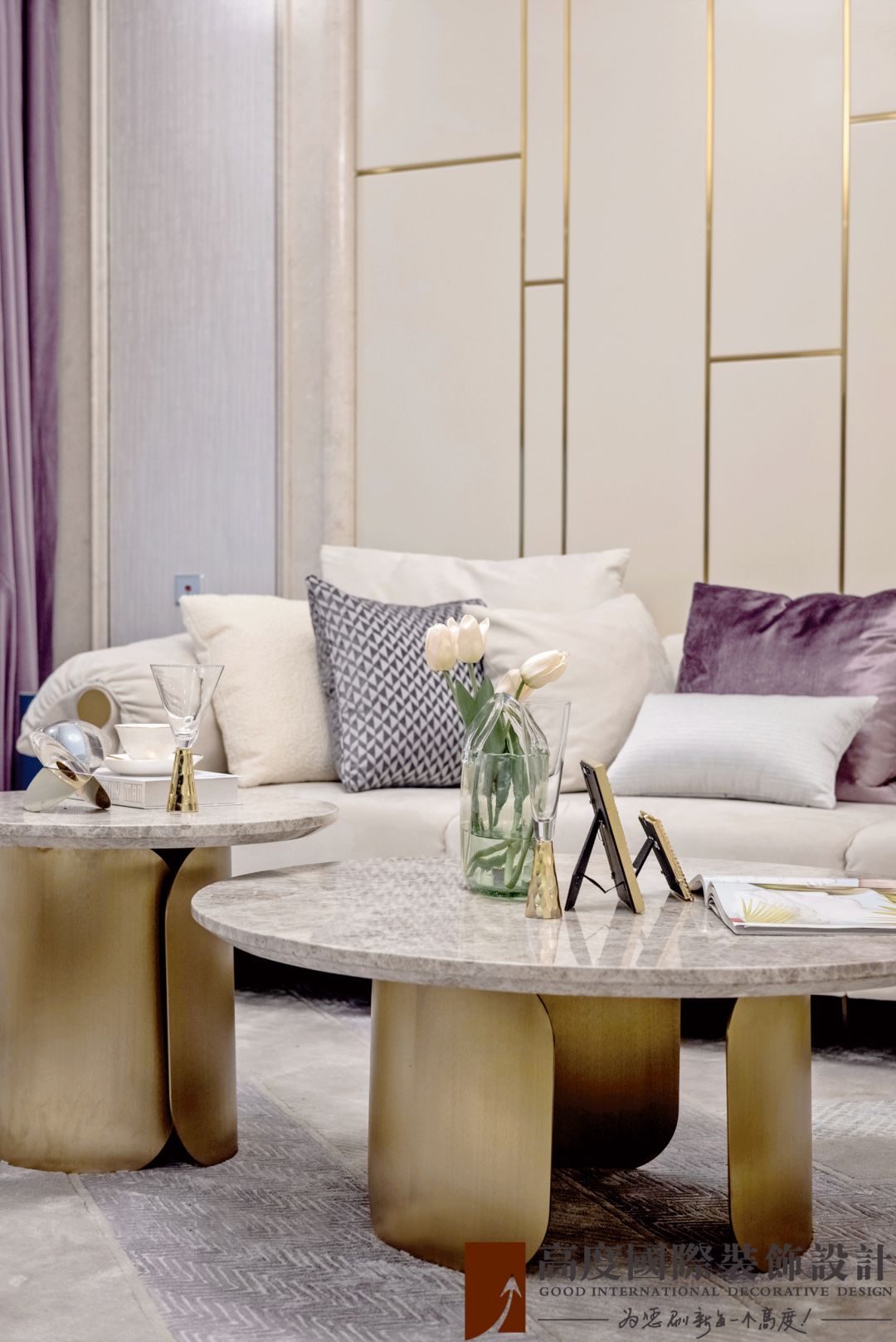 轻奢诗意,温柔生活的艺术栖居丨中国武汉丨高度国际装饰设计集团武汉公司-22