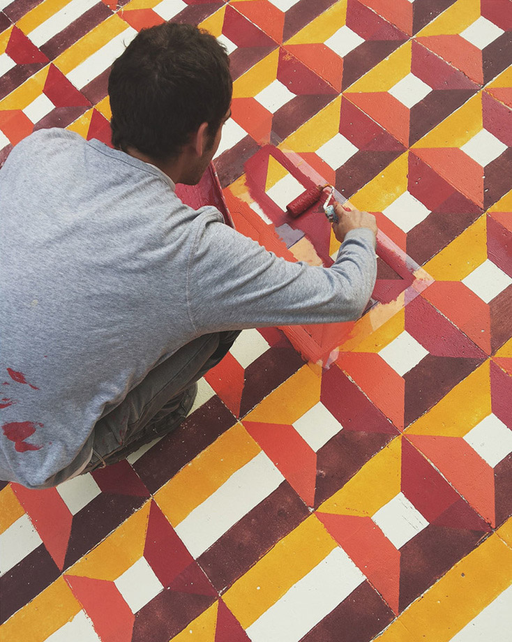 西班牙艺术家的地面彩绘 / Javier de Riba-65