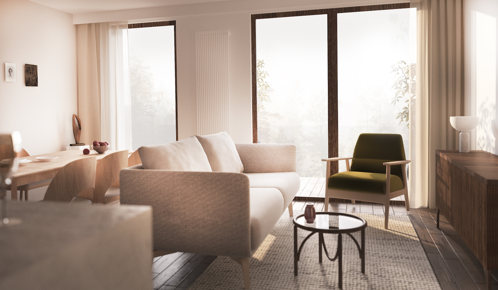 克拉科夫85平米复古风城市公寓设计丨波兰克拉科夫丨Lessness Studio-19