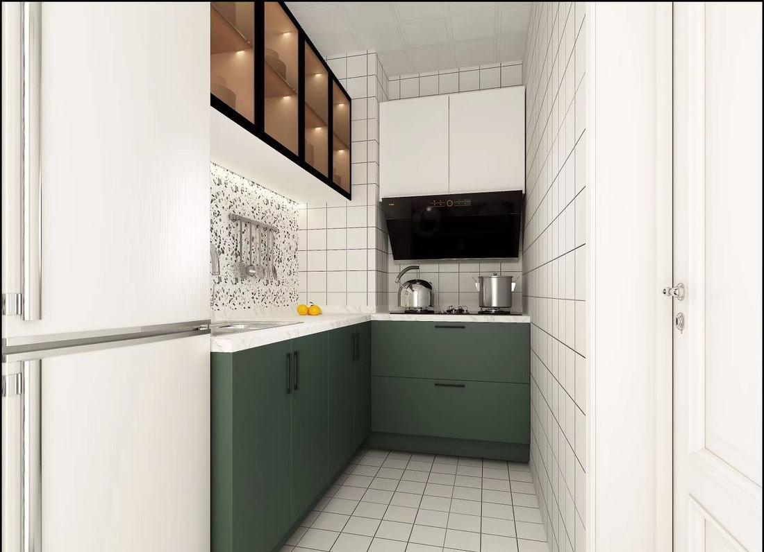 法式小精致家居设计,浪漫色彩与巧妙布局的完美融合-9