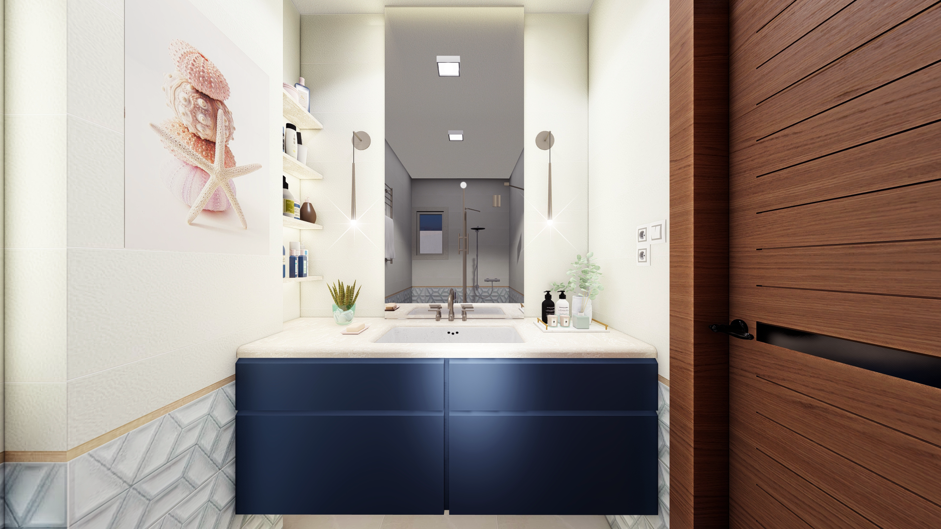 简约浴室与厕所设计丨埃及开罗-5