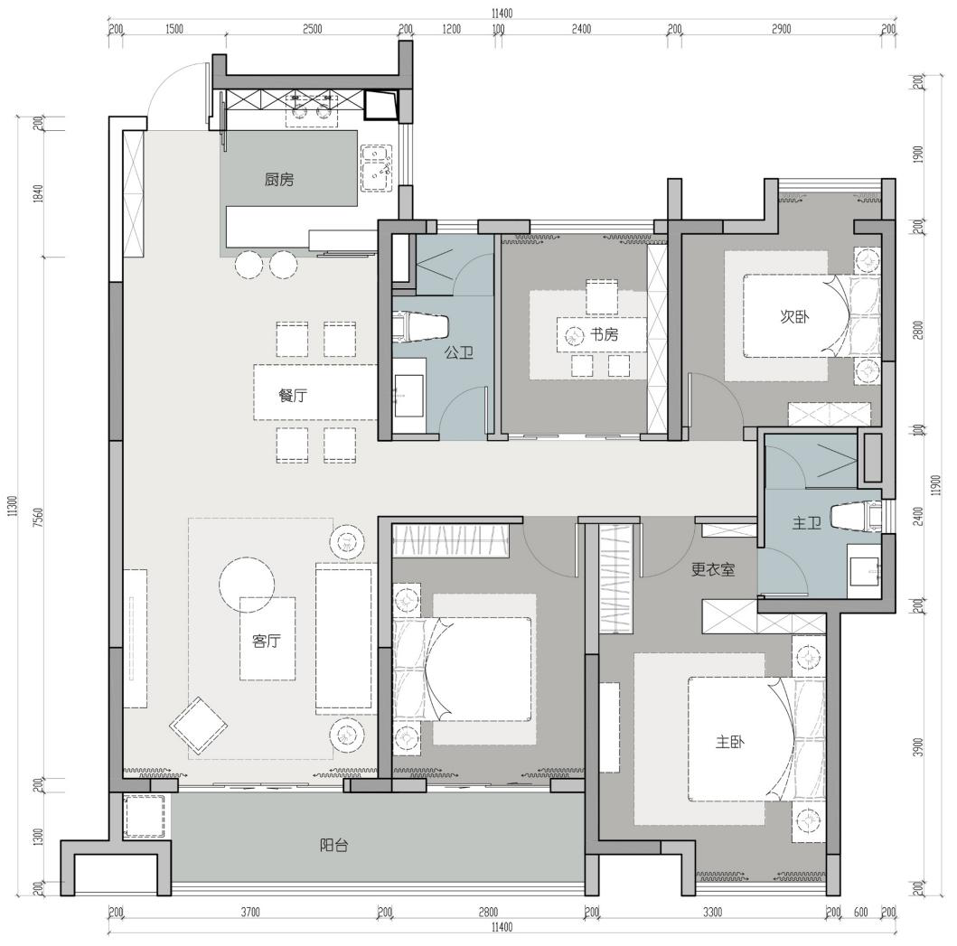 秋水映月 | 常德柳叶湾新中式雅韵样板房-78