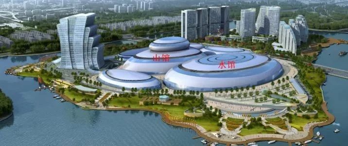 绍兴金沙•东方山水休闲中心 | 巨型钢桁架组合弦支网壳结构之美-48