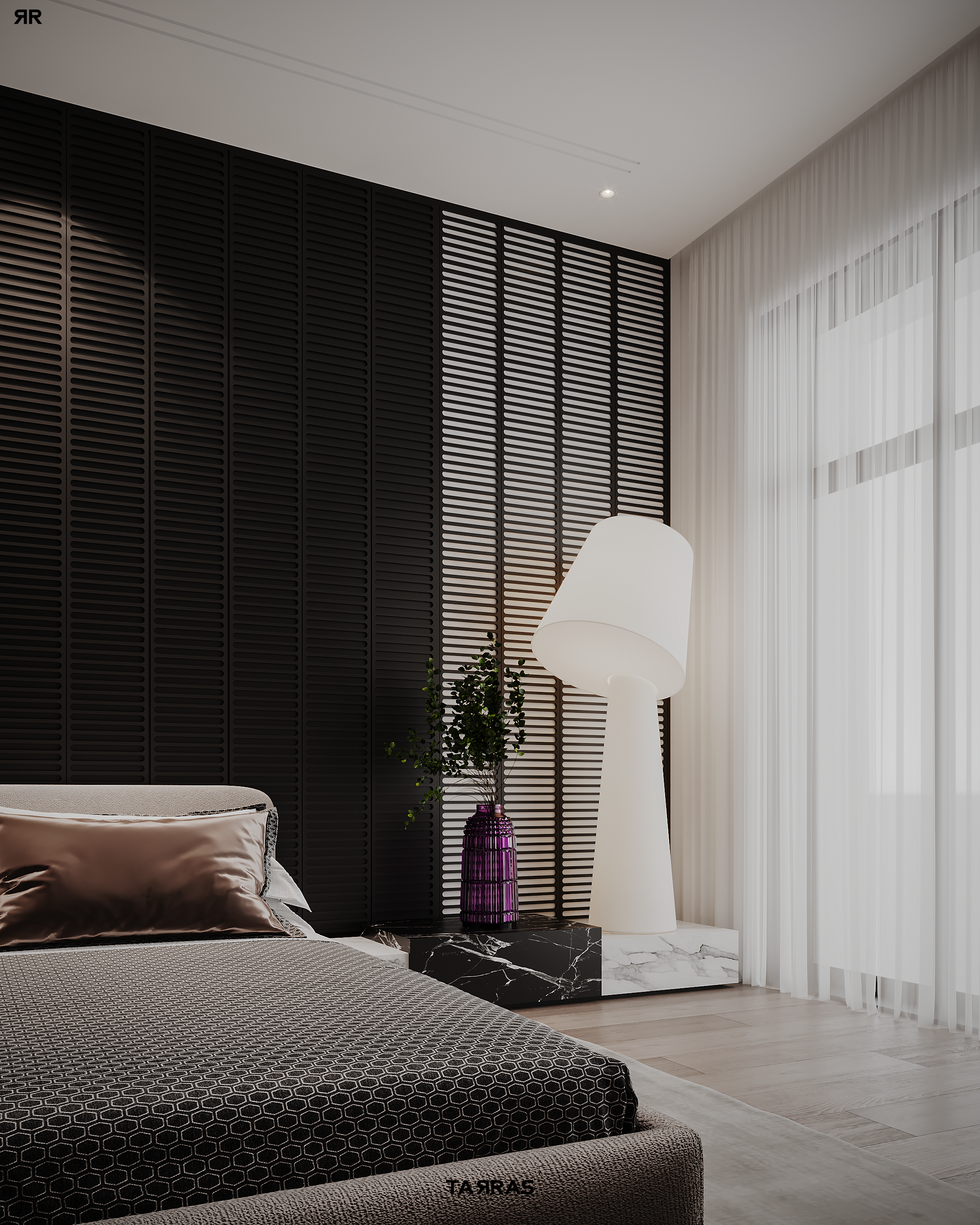 Dark Master Bedroom-3