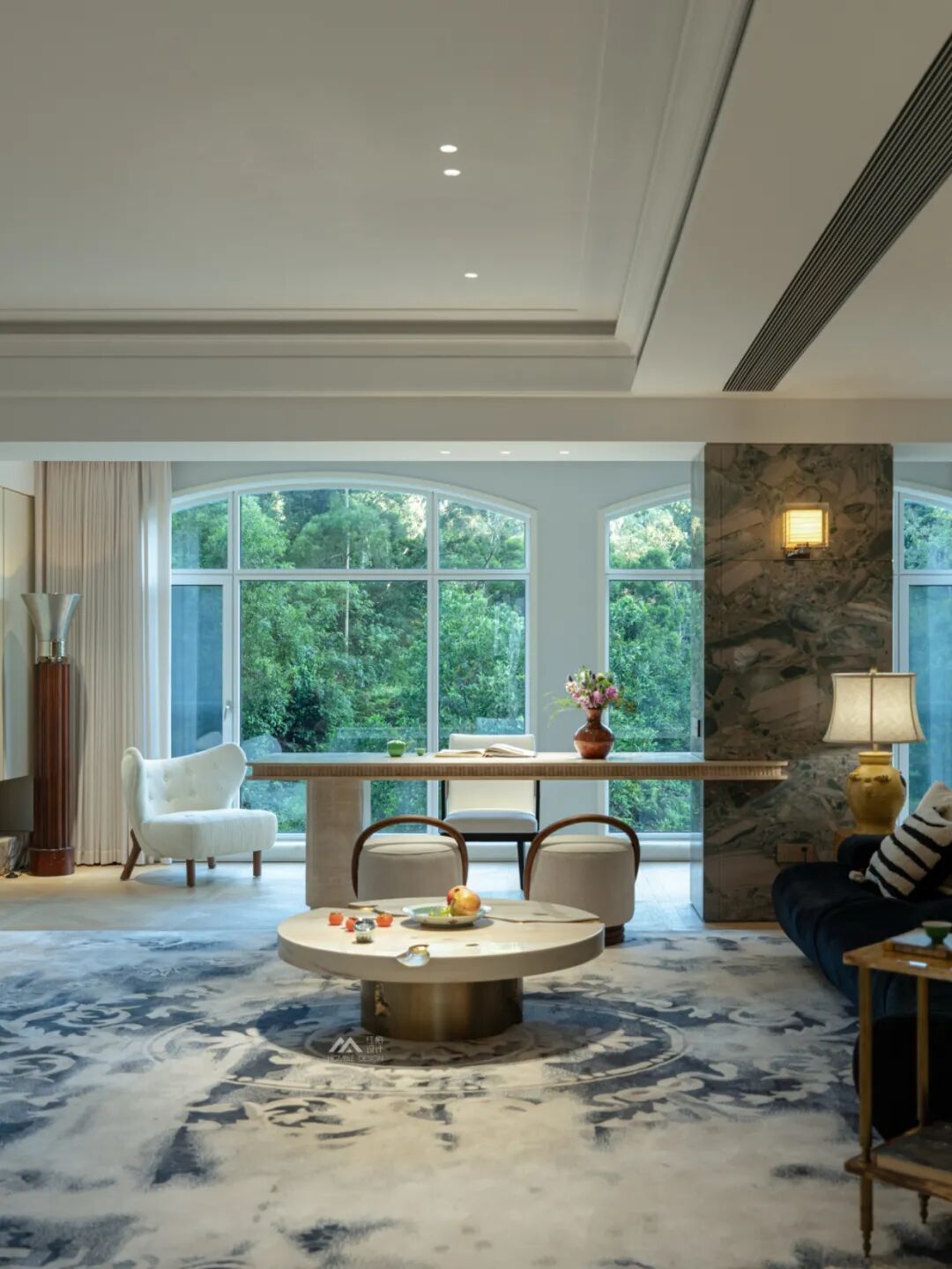 深圳240㎡大平层实景·住进绿意与松弛的家丨HOMBLE红柏设计-0