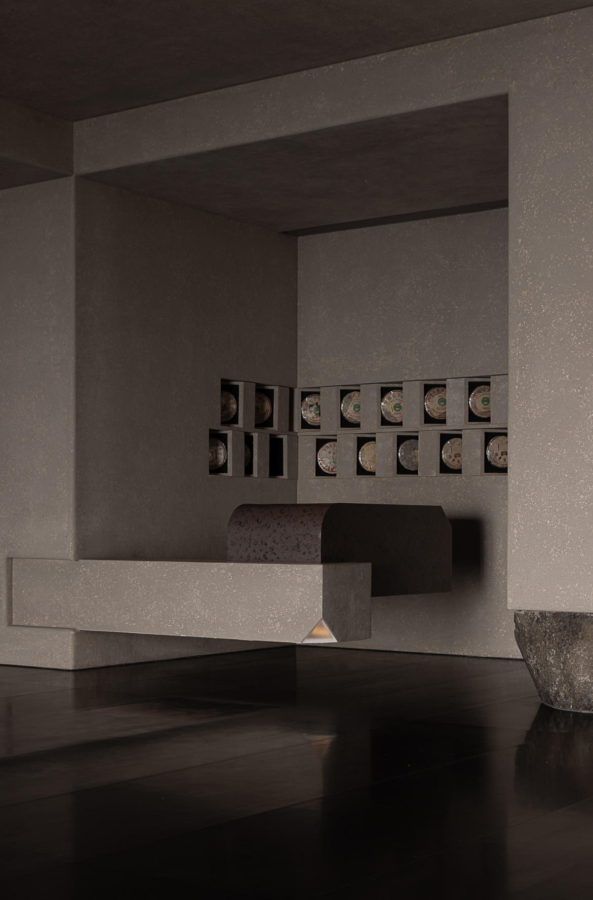 朴居茶空间丨中国杭州丨拾一空间设计-46