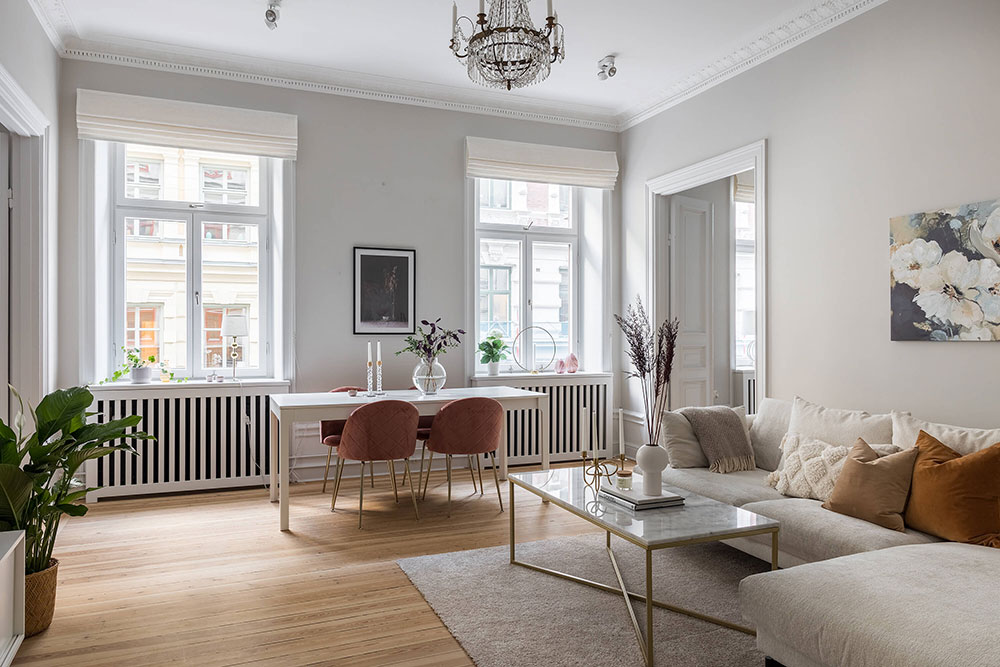 宁静优雅的斯德哥尔摩经典公寓-4