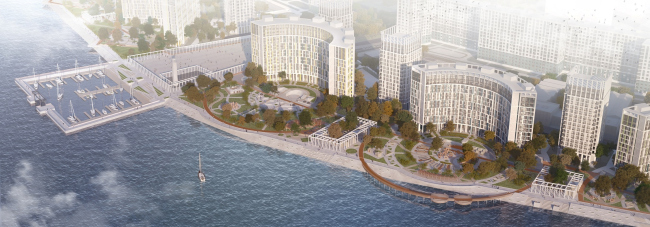 涅瓦湾填海区域步行区及公共空间美化概念方案丨俄罗斯圣彼得堡丨Studio 44（工作室44）等-48