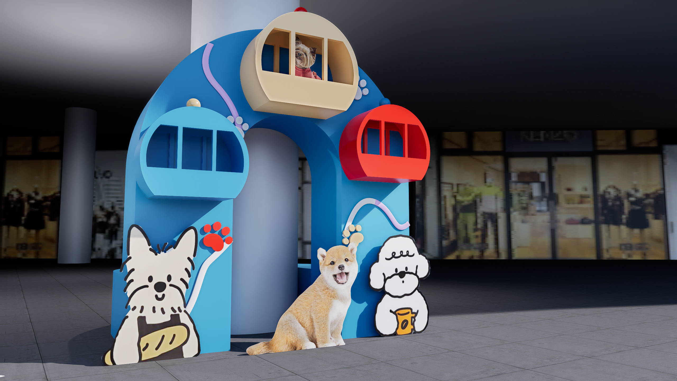 汪托邦—商业宠物乐园设计案例-16