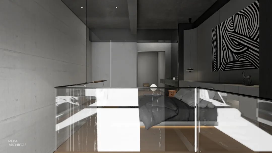 黑 Loft · 摄影师的极简诗意居住空间丨中国河北丨上海木卡建筑设计有限公司-15