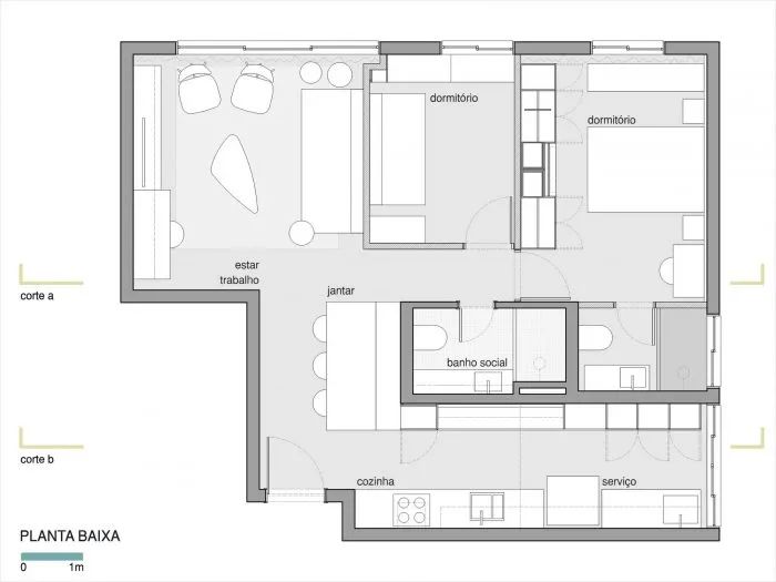 巴西 Petrópolis 公寓丨Renata Ramos Arquitetura-5