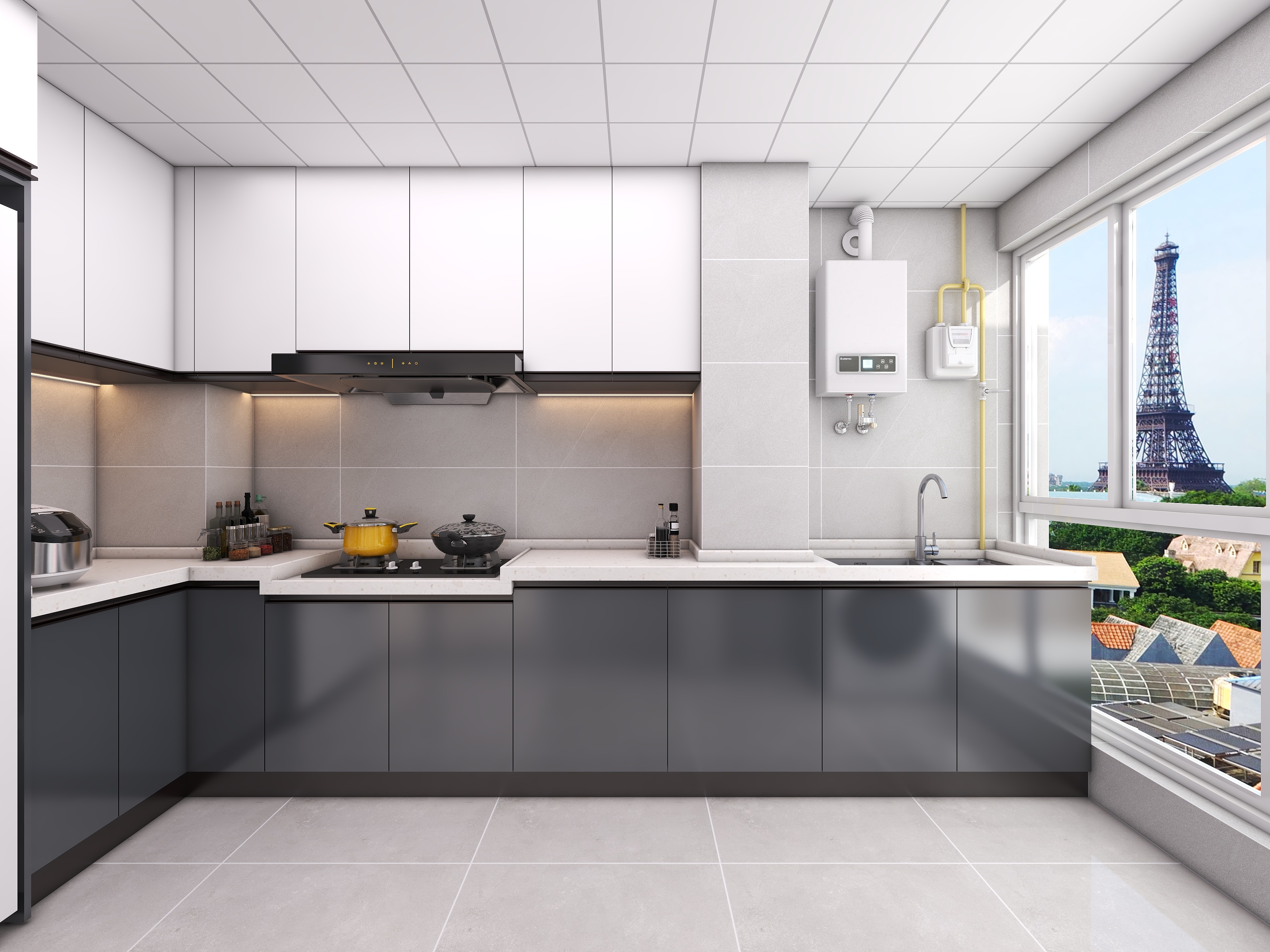 四川成都格兰玺城（113平方现代简约三居室）-48