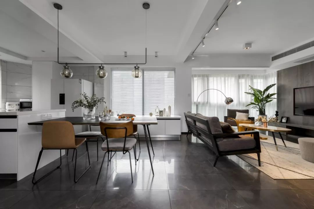 130 平混搭风家居，开放式厨房++ 隐形门的神仙组合-2