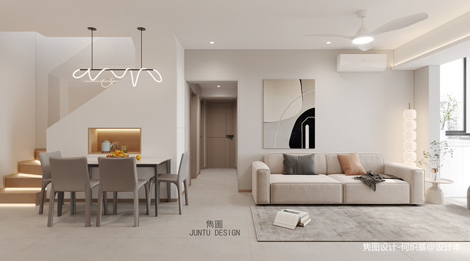 138㎡现代简约旧改  广州白云岭南新世界丨中国广州-17