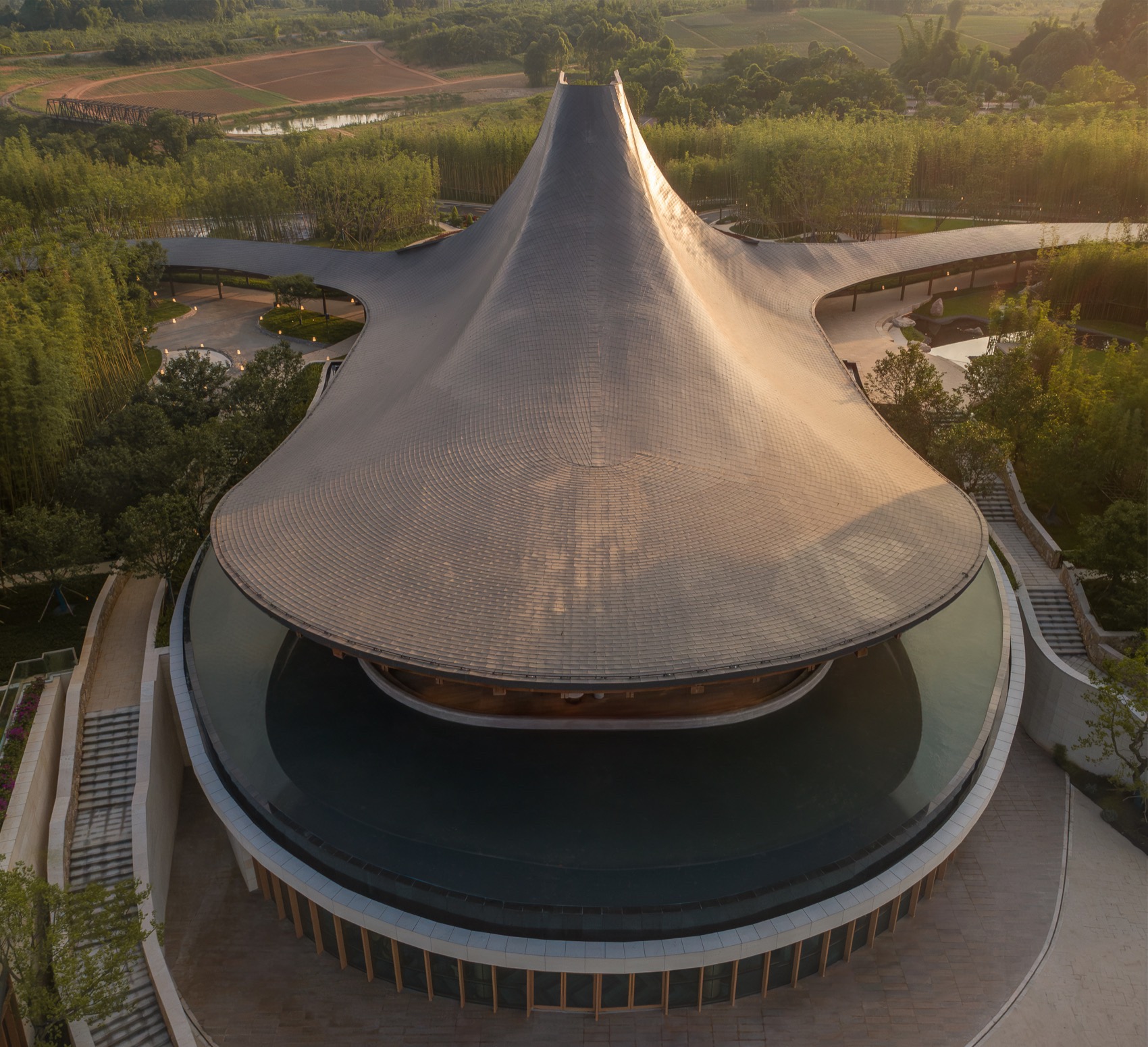 “龙脊”地中海黑龙滩度假酒店丨中国眉山丨AIM恺慕建筑设计-8