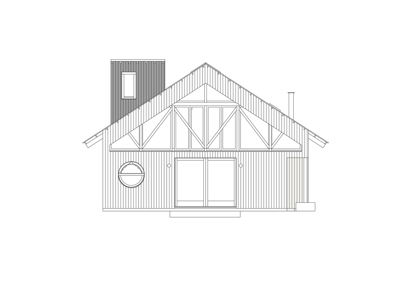 匈牙利木结构住宅，融入自然景观的设计之作-57