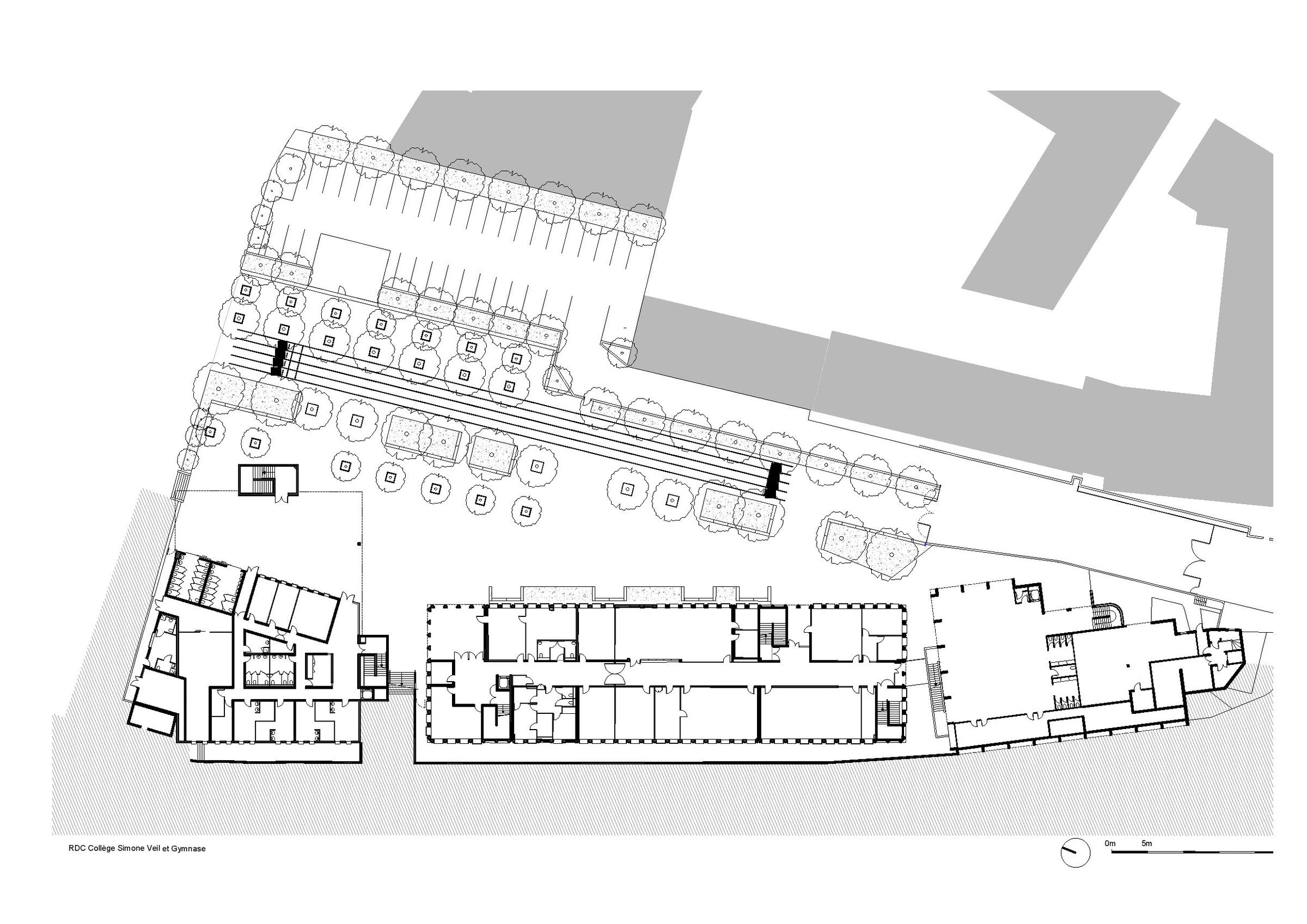 Simone Veil 中学丨法国尼斯丨Comte Vollenweider Architectes-21