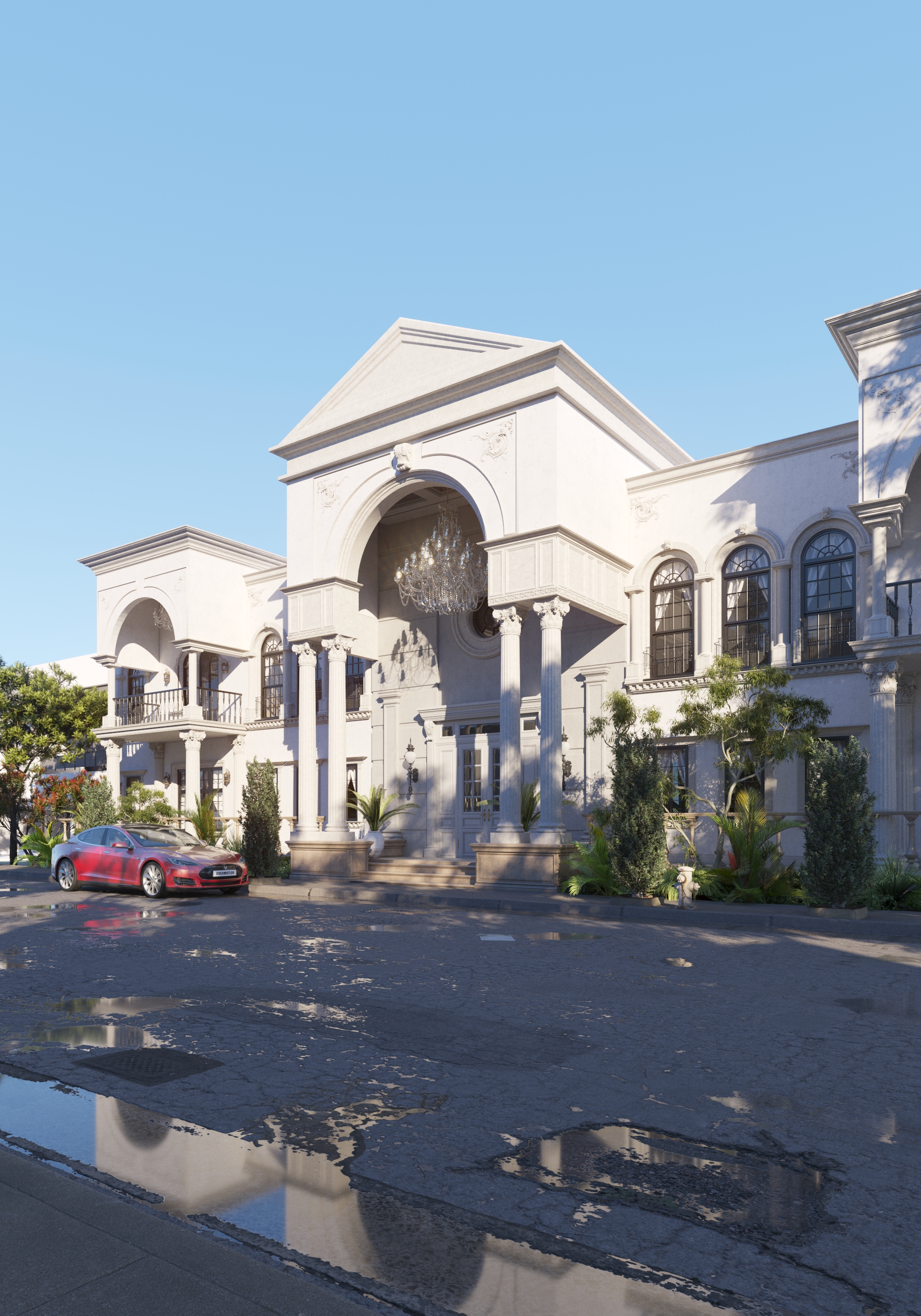 Exterior Archviz - Villa Design-5