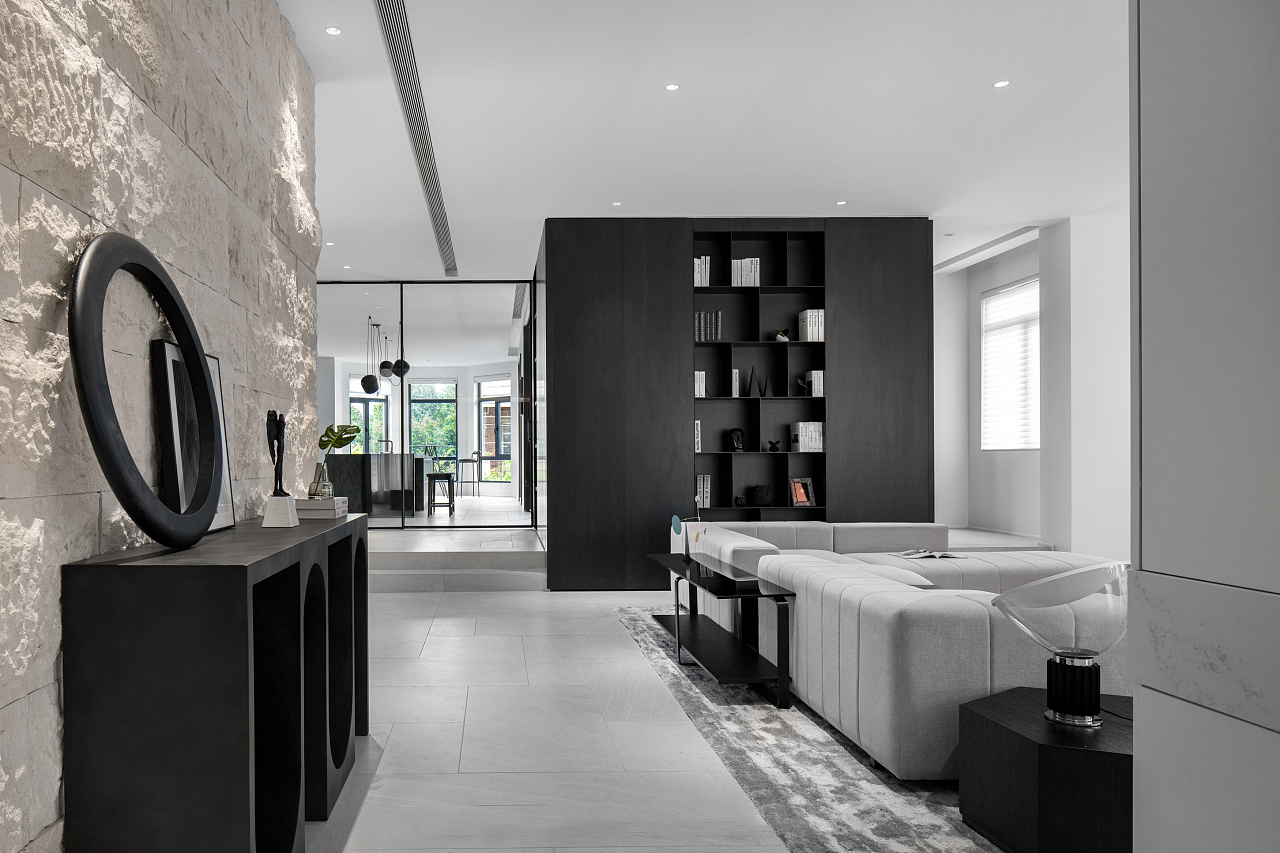 亦鉴设计 | 上海浦东·绿洲千岛花园550m2 私宅-4