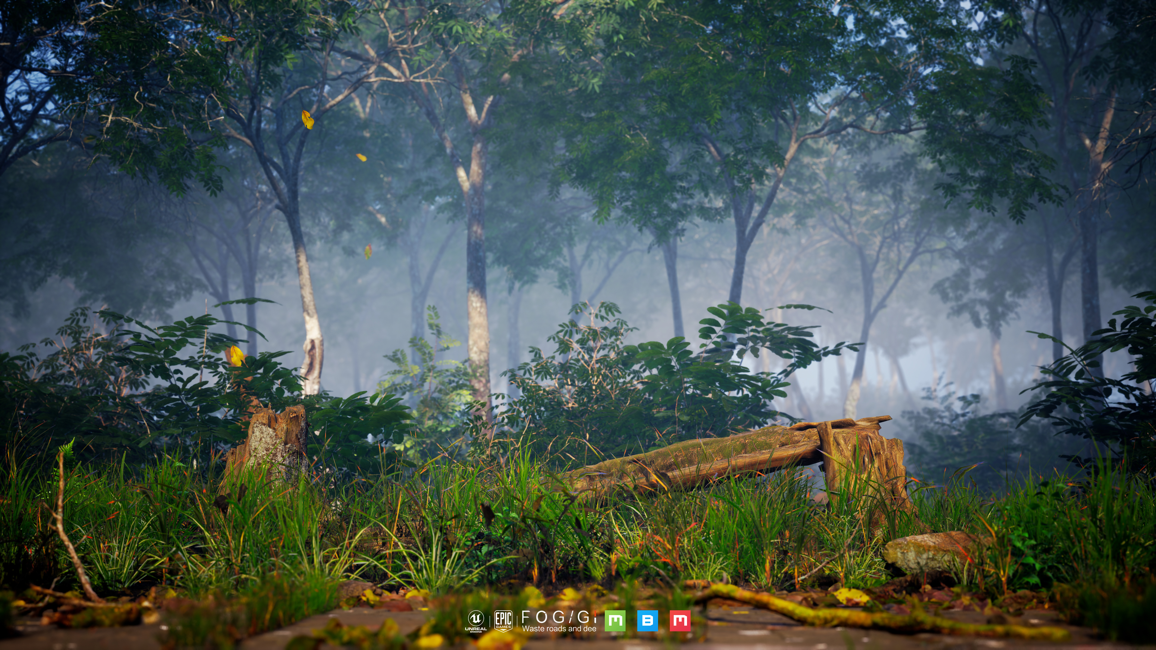 Waste roads and deer场景制作-3