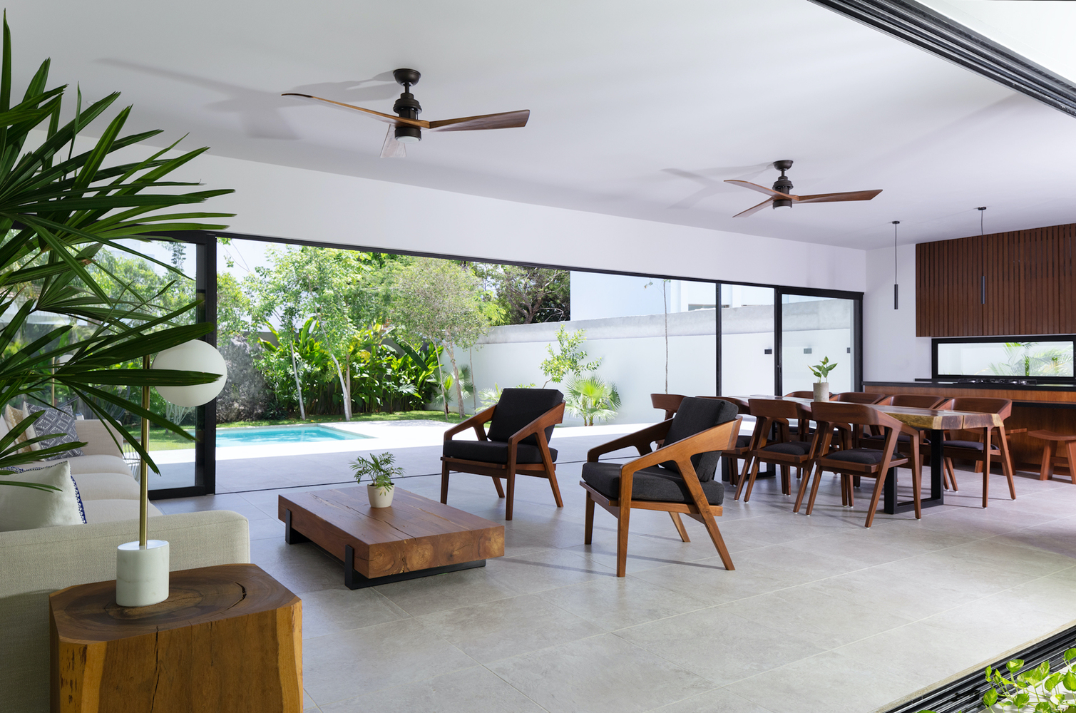 墨西哥 Golondrinas 34 号住宅——融入自然的室内外一体化设计-13