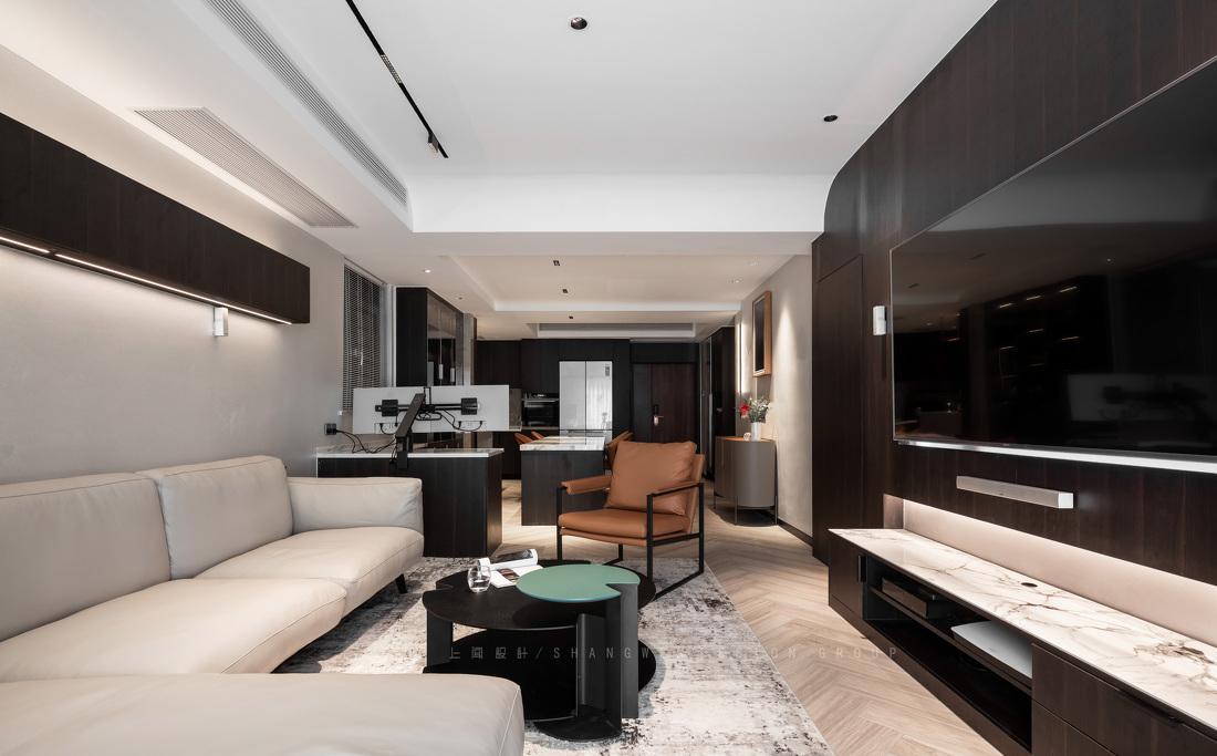 李峯丨平层丨上闻设计 ▏100㎡精致生活空间，理想家-2