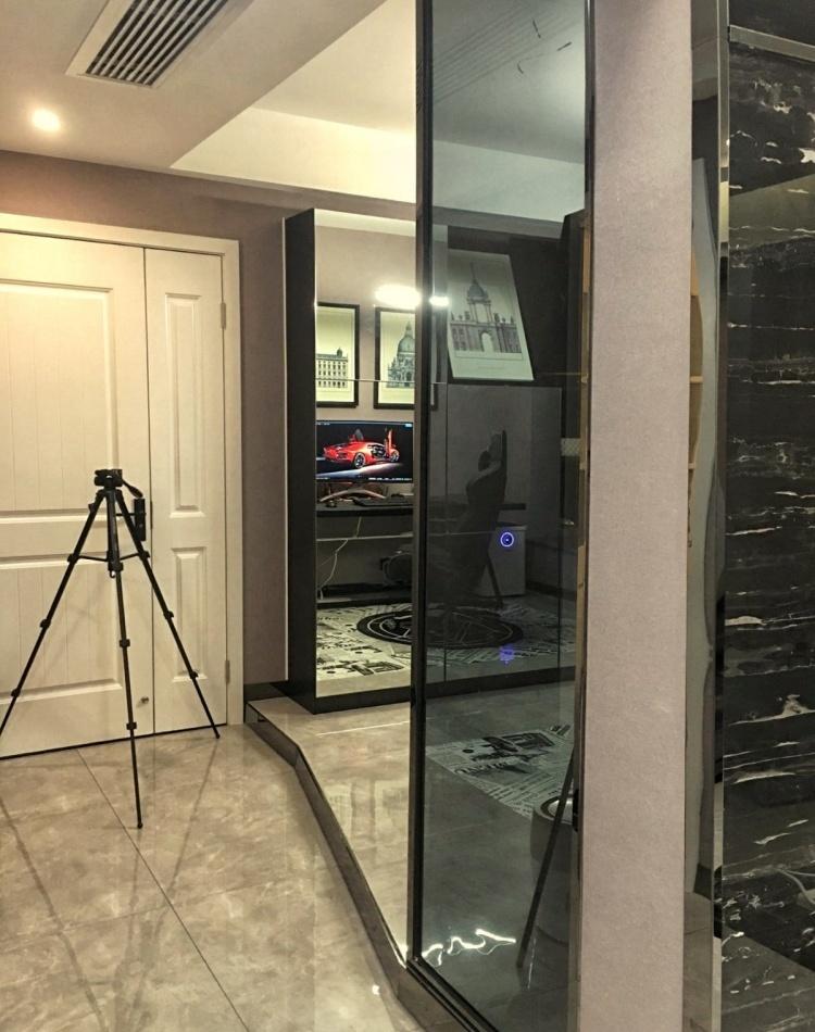 现代简约家居设计 | 深邃黑色与光泽真皮沙发-24