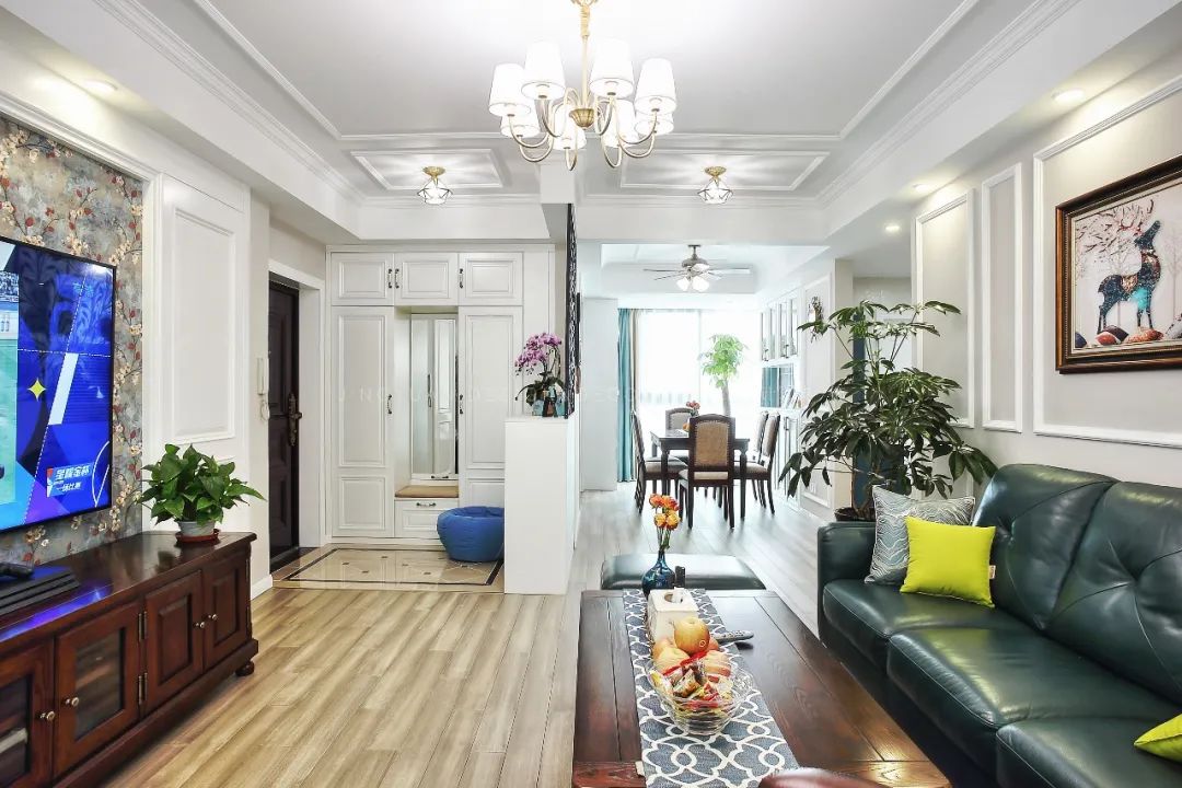 境远装饰 | 110㎡美式风空间,稳重典雅的舒适之家-27