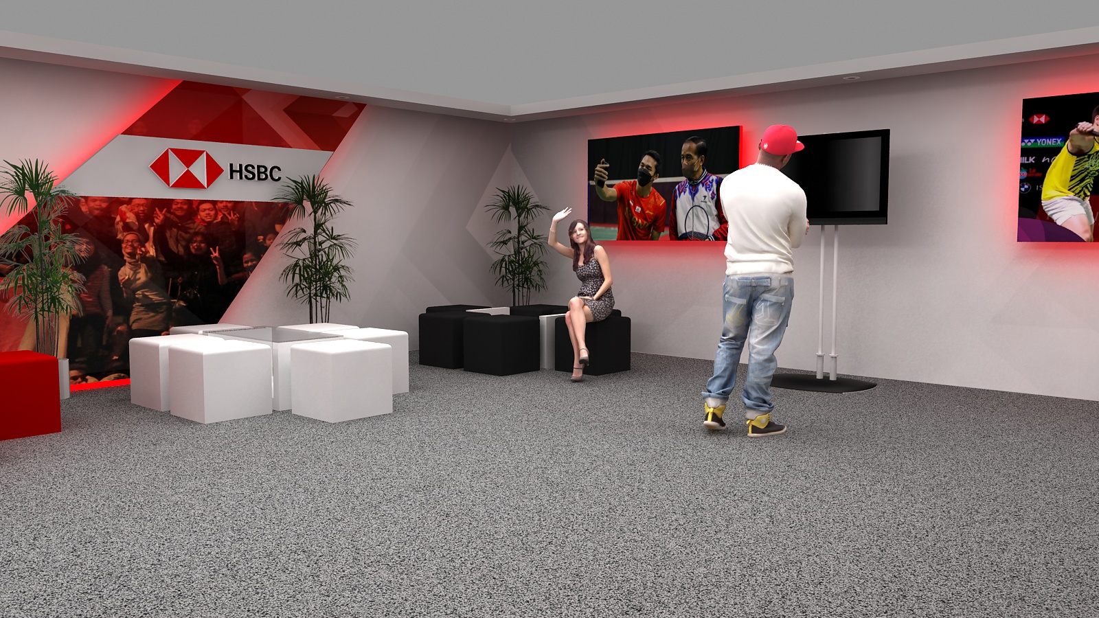 HSBC BWF Booth & Lounge Indo Master & Indo Open 2022-6