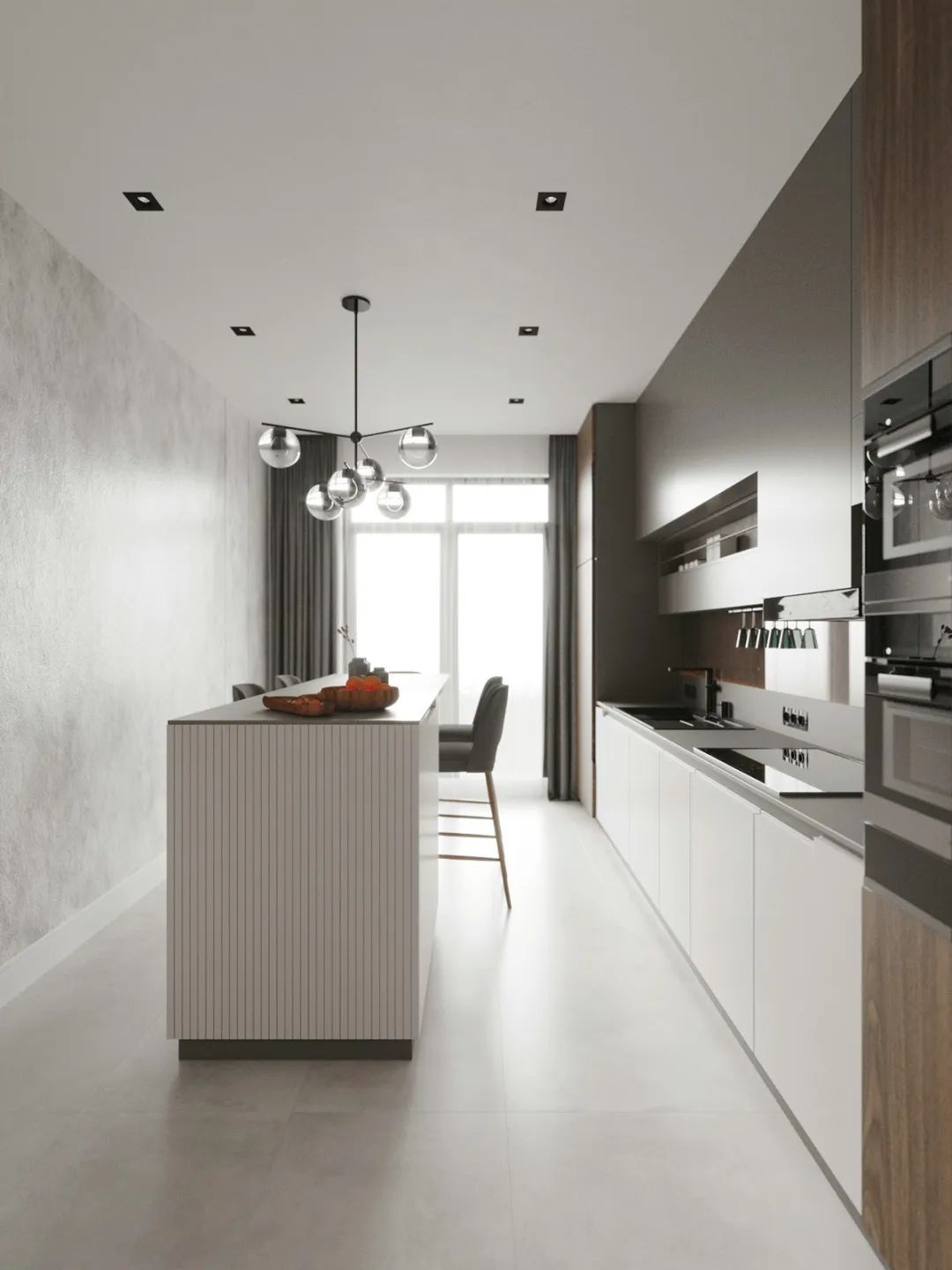 160㎡现代住宅,大气而雅的生活居所!-14