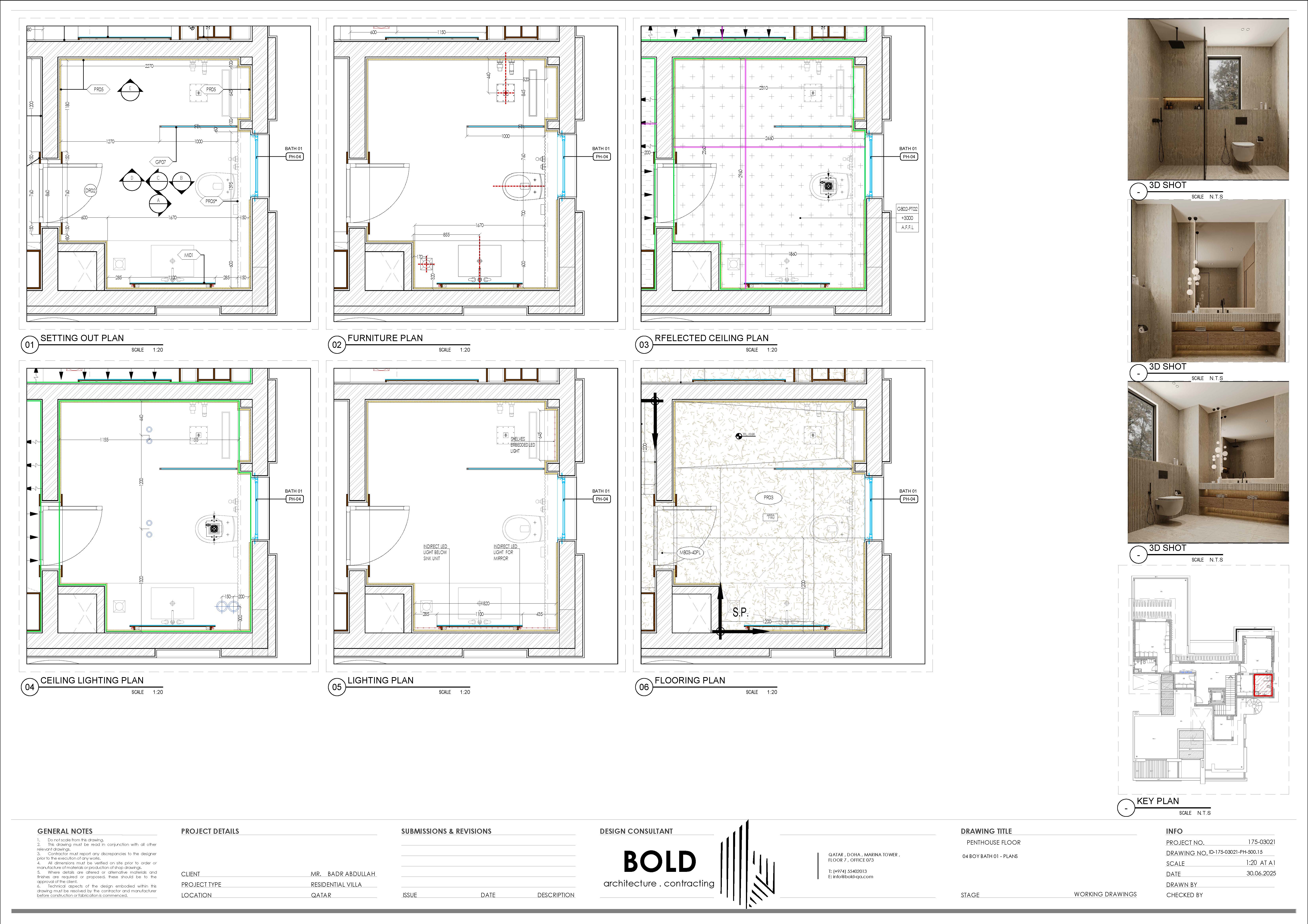 男孩卧室技术图纸设计项目丨卡塔尔丨BOLD.CO.-16
