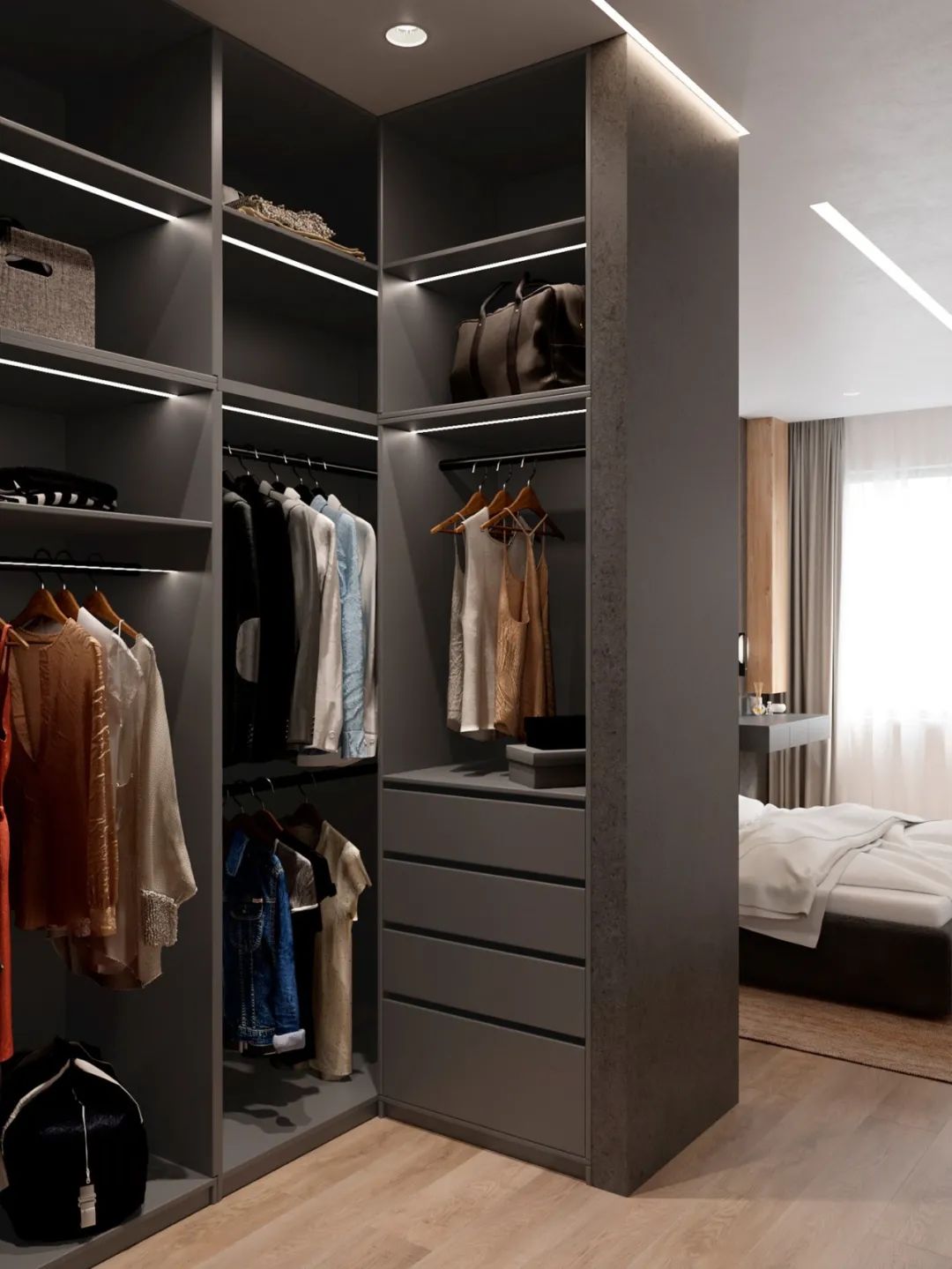 俄罗斯 120㎡原木简约公寓，素雅而精致-18