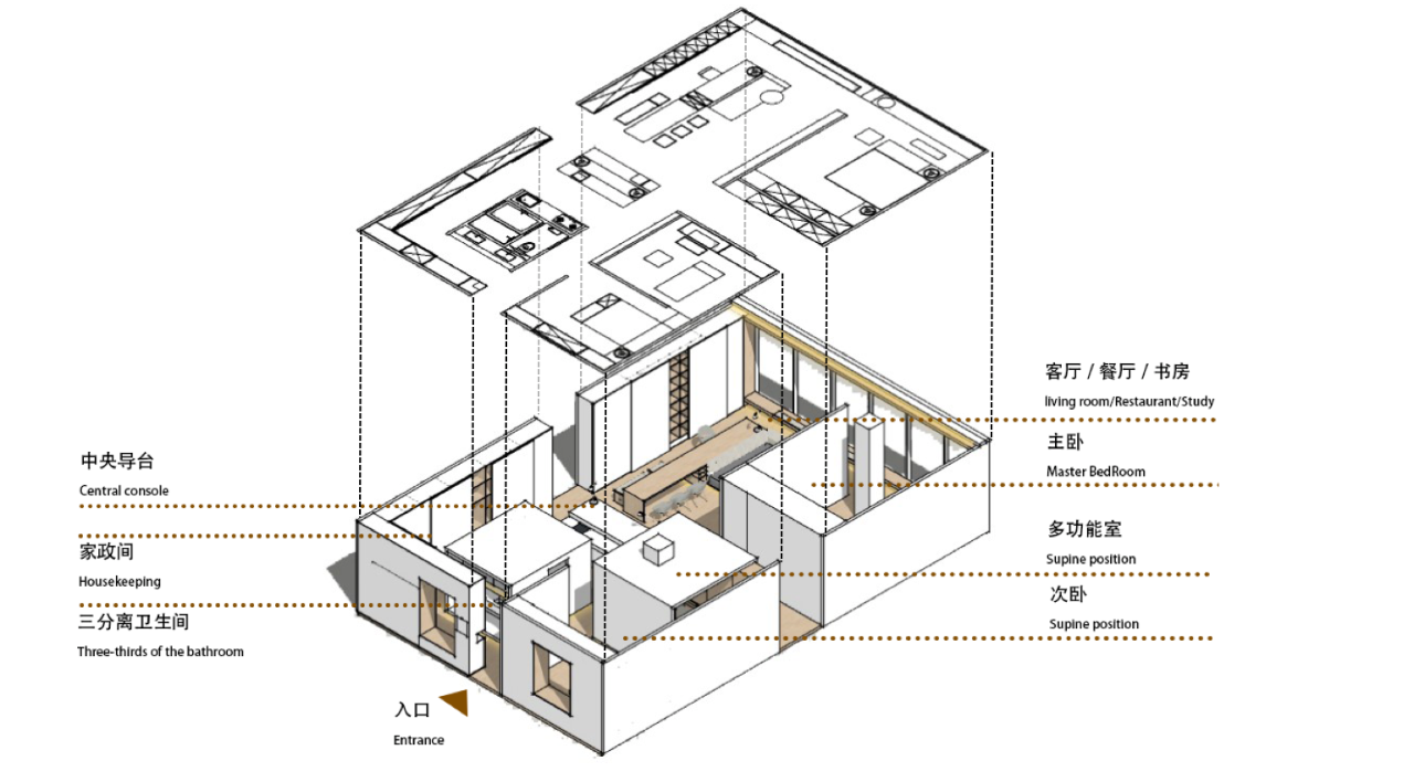 样板间丨Ryan王恒130m²三代同堂之家未来20年的居住样板房-9