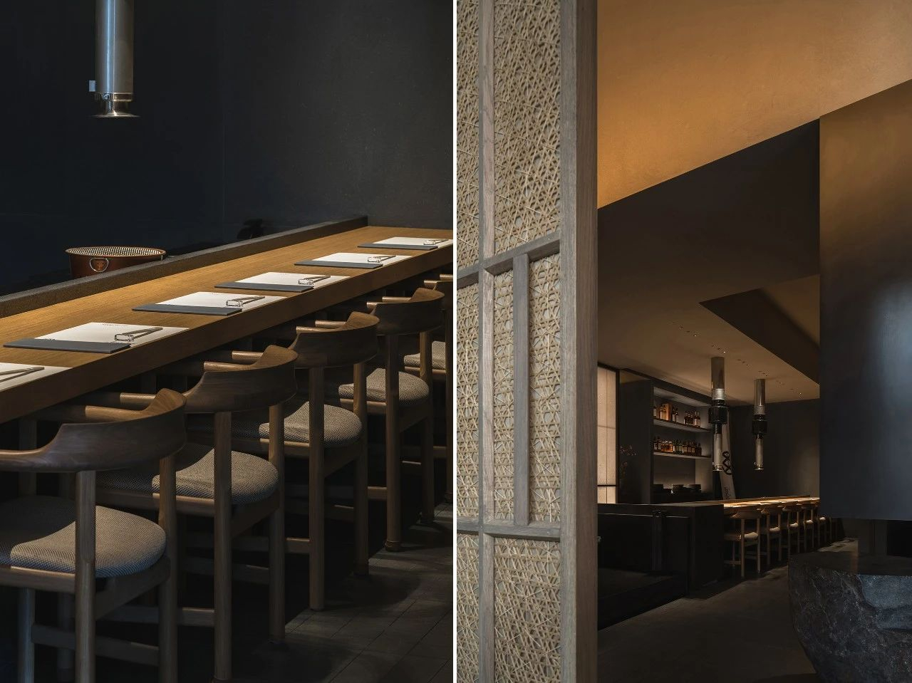 炎珀炭烤和牛丨中国深圳丨春山秋水设计-40