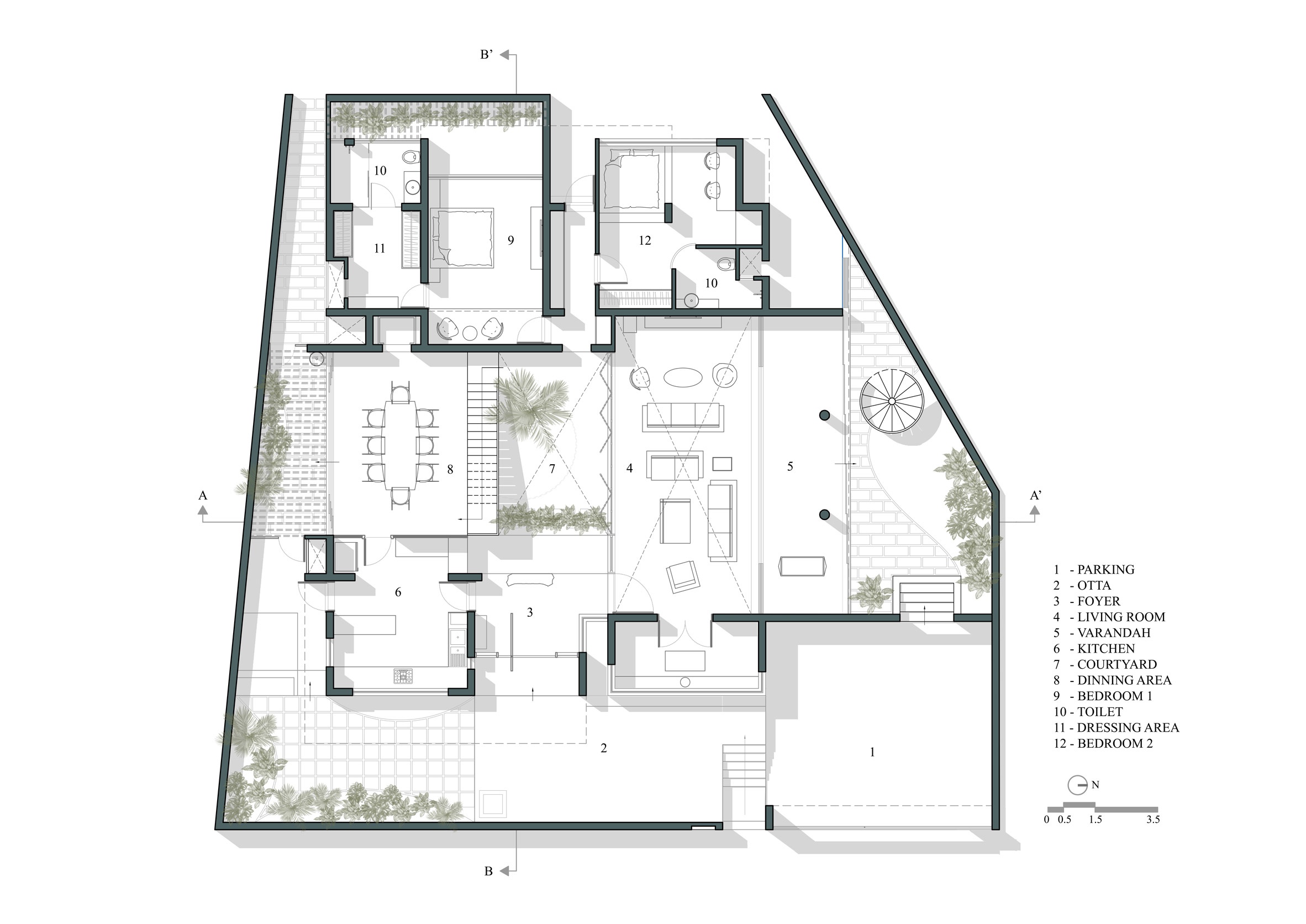 印度的乡村别墅-18