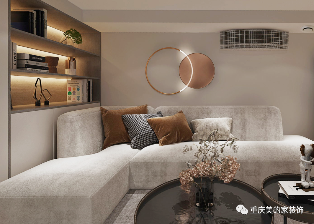 200㎡五口之家,现代简约轻奢生活-43