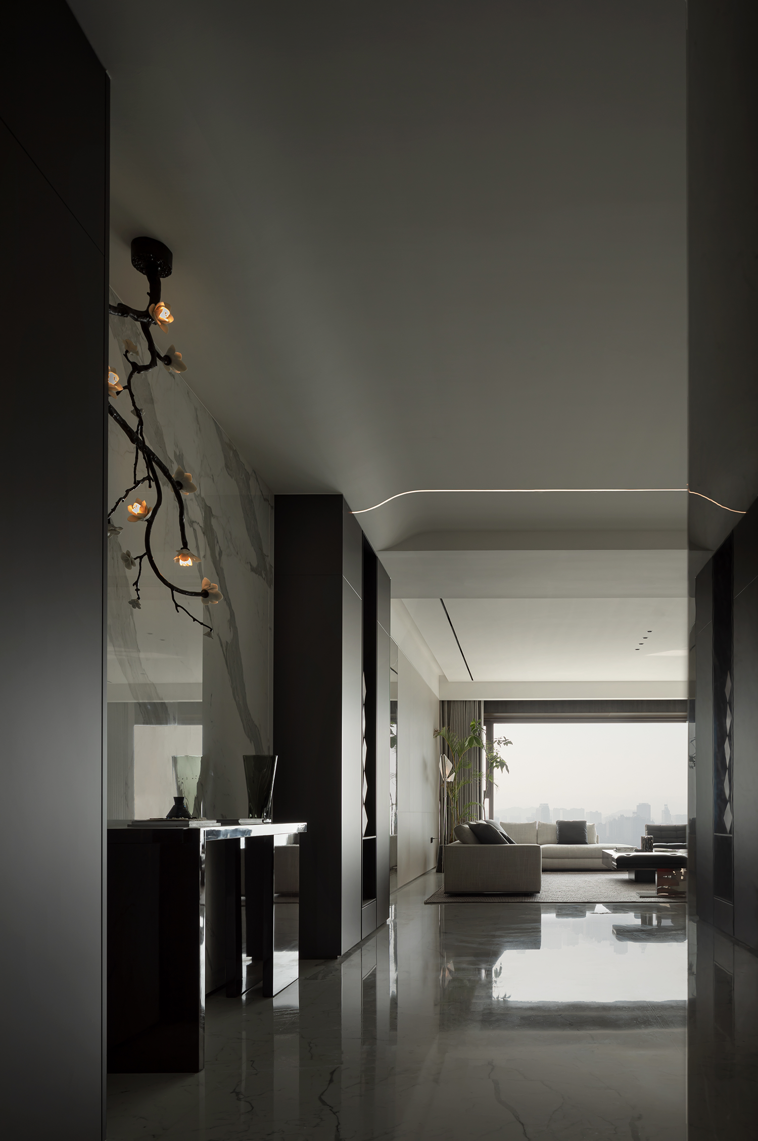 湖景大平层丨中国绍兴丨钱瀚设计团队,常青陈设-12